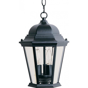Westlake 9 Inch Outdoor Hanging Lantern – Black