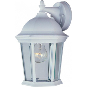 Builder Cast 8 Inch Outdoor Wall Lantern – White