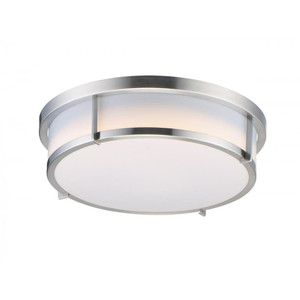Rogue LED 17 Inch Flush Mount Light – Satin Nickel