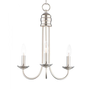 Logan 15.5 Inch 3 Light Pendant – Satin Nickel