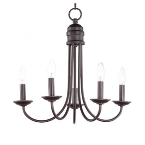 Logan 21 Inch 5 Light Pendant – Oil Rubbed Bronze