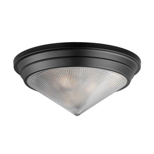 Hargreaves 16.5 Inch Flush Mount Light – Black