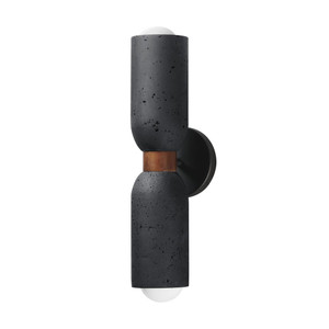 Pompeii 5 Wall Sconce - Lava / Black