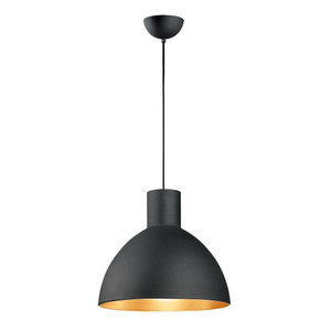 Cora 19.75 Inch Semi Flush Mount Light – Black / Gold
