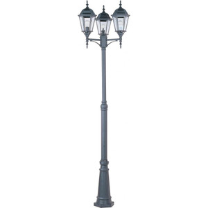 Poles 24 Inch Outdoor Post Lantern – Black