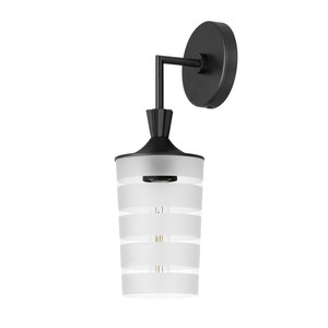 Copacabana 5 Inch Outdoor Wall Lantern – Black