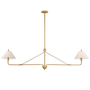Kismet 60.25 Inch Linear Pendant – Gold Leaf