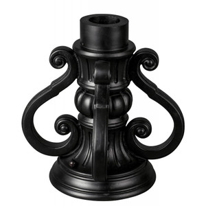 Outdoor Post 10 Inch Lantern Mount – Black