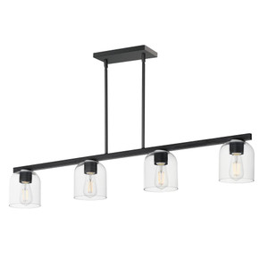 Scoop 46 Inch Linear Pendant – Black