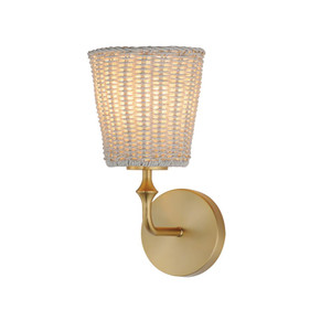 Baja 6 Wall Sconce - Natural Aged Brass