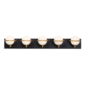 Revolve Bathroom Vanity - Black / Gold
