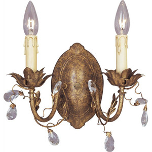 Elegante 12 Wall Sconce - Etruscan Gold