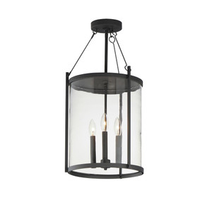 Belfry-Outdoor Pendant - Black