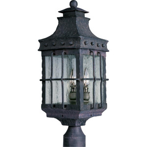 Nantucket 8.5 Inch Outdoor Post Lantern – Country Forge