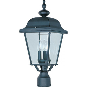 Builder Cast 8.75 Inch Outdoor Post Lantern – Black