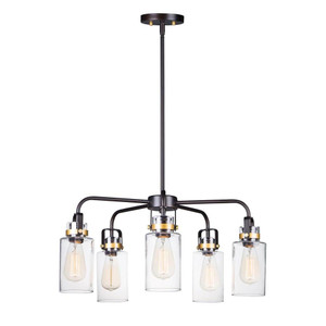 Magnolia Inch 5 Light Pendant – Bronze / Gold