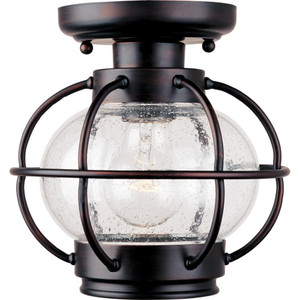 Portsmouth 8 Inch Flush Mount Light – Oil Rubbed Bronze