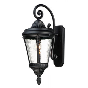 Sentry 9 Inch Outdoor Wall Lantern – Black