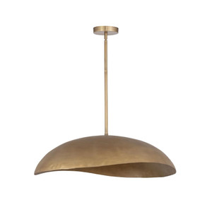 Denarii 24.5 Inch Semi Flush Mount Light – Natural Gold
