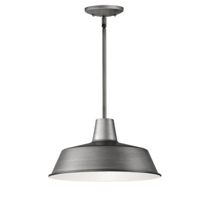 Pier M-Outdoor Pendant - Weathered Zinc