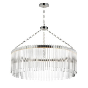 Jolie 34 Inch Chandelier – Polished Nickel