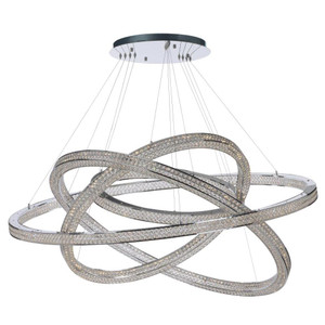 Foyer 60 Inch Chandelier – Polished Chrome