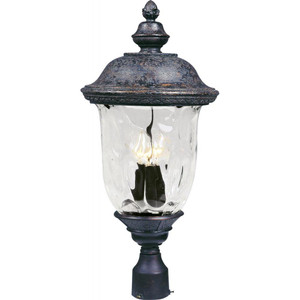 12 Inch Outdoor Post Lantern – Oriental Bronze