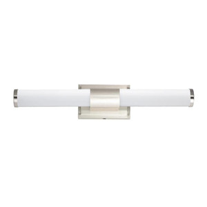 Optic 24 Inch Bathroom Vanity - Satin Nickel