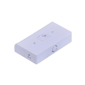CounterMax MX-LD-AC 2.5 Junction Box for Under Cabinet Lights - White