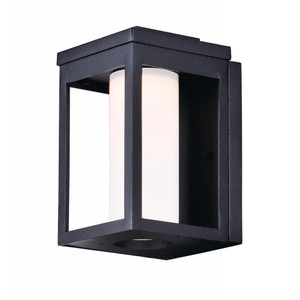 Salon LED 6 Inch Outdoor Wall Lantern – Black