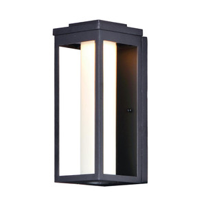 Salon LED 6 Inch Outdoor Wall Lantern – Black