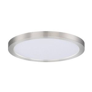 Chip 9 Inch Flush Mount Light – Satin Nickel