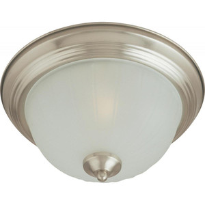 Essentials 11.5 Inch Flush Mount Light – Satin Nickel