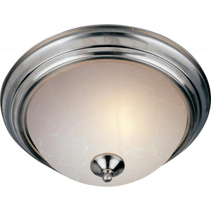 Essentials 13.5 Inch Flush Mount Light – Satin Nickel