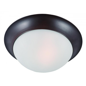 Essentials 14 Inch Flush Mount Light – Oil Rubbed Bronze