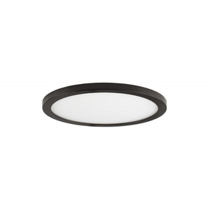 Wafer 7 Inch Flush Mount Light – Bronze