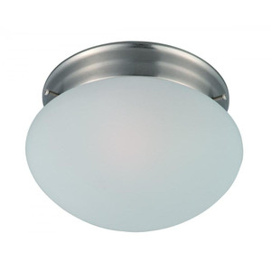 Essentials 7.5 Inch Flush Mount Light – Satin Nickel