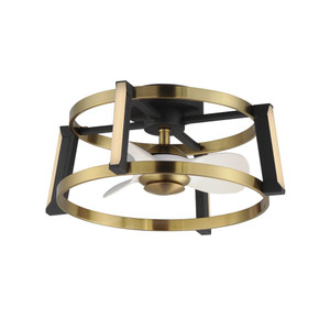 Darling Fandelight 24 Inch – Black / Natural Aged Brass