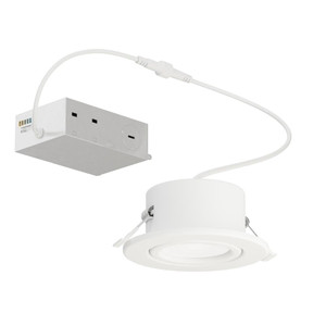 Slim Gimbal 3.75 Inch Flush Mount Light – White