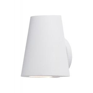 Mini 5 Inch Outdoor Wall Lantern – White