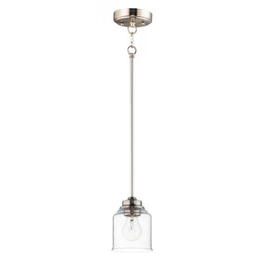 Acadia 4.75 Inch Semi Flush Mount Light – Satin Nickel