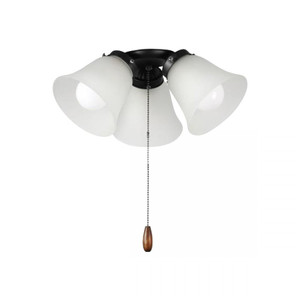 Fan Light Kits-Ceiling Fan Light Kit - Black