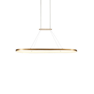 Eerie 47-in Antique Brass LED Pendant
