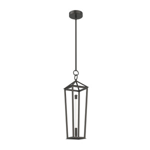 Delphine 20-in Urban Bronze LED Pendant