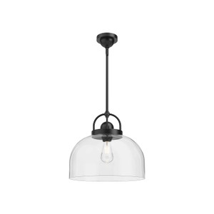 Lancaster 15-in Matte Black 1 Light Pendant