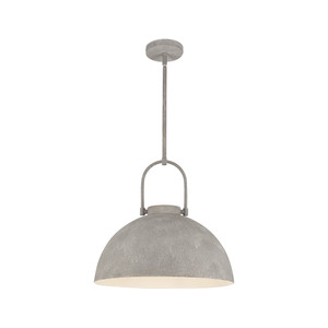 Harper 16-in Steel Shade 1 Light Pendant