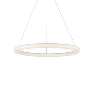 Cumulus Minor 32-in White LED Pendant