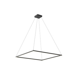 Piazza 48-in Black LED Pendant