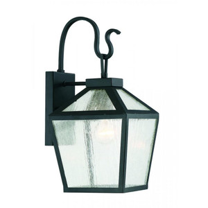 Savoy House Woodstock 5-100-BK 8 Inch 1 Light Black Outdoor Wall Sconce Light Wet Rated