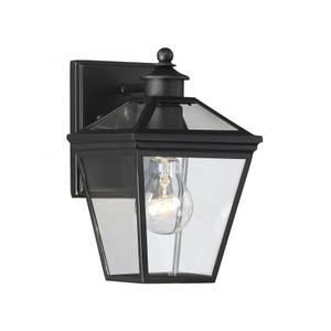 Savoy House Ellijay 5-140-BK 6 Inch 1 Light Black Outdoor Wall Sconce Light Wet Rated